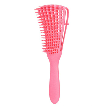 Pink Curly Detangling Curly Hair Brush